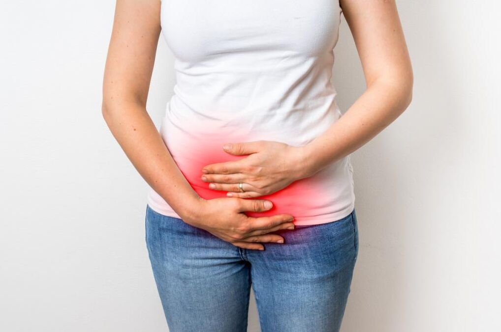 dolor en la parte inferior del abdomen con cistitis